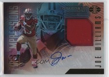 2017 Panini Illusions First Impressions Memorabilia Joe Williams #134 Auto 14tu
