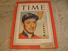 VINTAGE TIME MAGAZINE EDDIE ARCARO MAY 17 1948