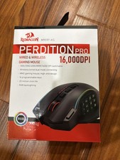 Redragon Wireless Gaming Mouse, MMO Gaming Mouse UP 16,000 DPI, 16 Macro Program