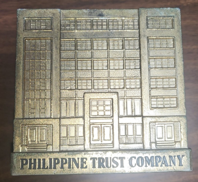 Philippine Trust Company 1916-1966 - Philippines Old Coin Bank - Zinc - Used