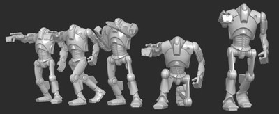 Star Wars Legion Miniatures - B2 Super Battle Droids Attack Poses