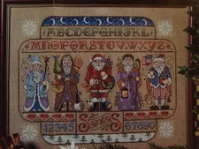 SANTAS OF FABLE & FANTASY Christmas BH&G Counted Cross Stitch PATTERN + BONUS