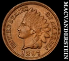 1897 Indian Head Cent- Choice Gem Brilliant Uncirculated+++ Luster #i5316