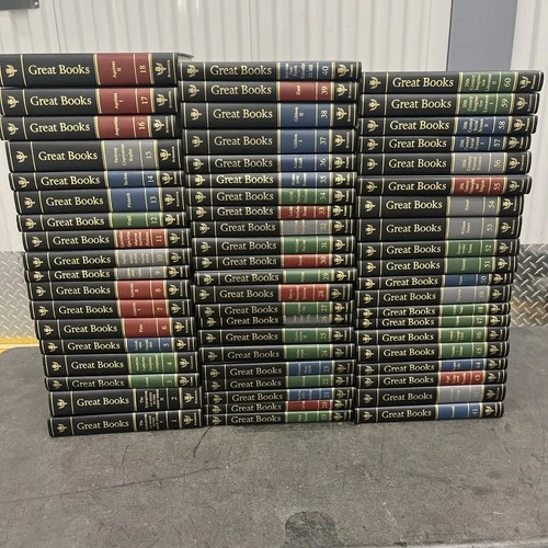 Britannica Great Books Of The Western World Complete Set 2nd Edition 1-60 NICE