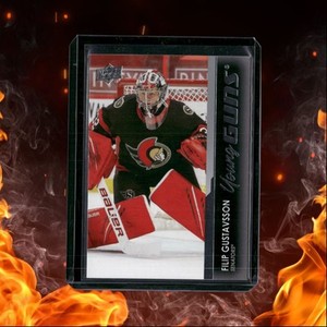 2021-22 Upper Deck Filip Gustavsson Young Guns Rookie #225