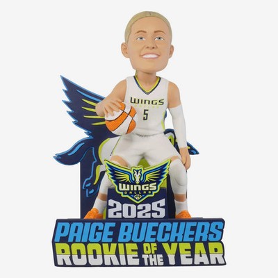 Paige Bueckers Dallas Wings 2025 Rookie Of The Year Bobblehead WNBA FALSE