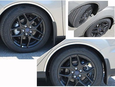 4pc Luxury FX Stainless Steel Long Fender Trim for 2015-2018 Ford Focus 4dr