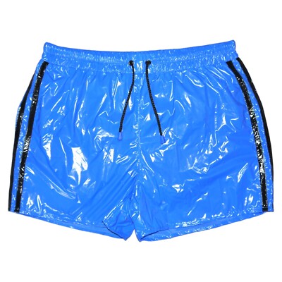 Shiny Nylon / Glossy PVC – PS Shorts with Stripes (15 Colors