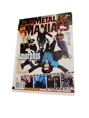 Metal Maniacs Superstar Special Magazine June 1999 Enslaved Death Amorphis