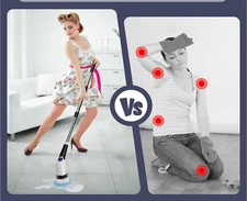 YKYI Electric Spin Scrubber,Cordless Cleaning Brush, With 8 Brush - New!