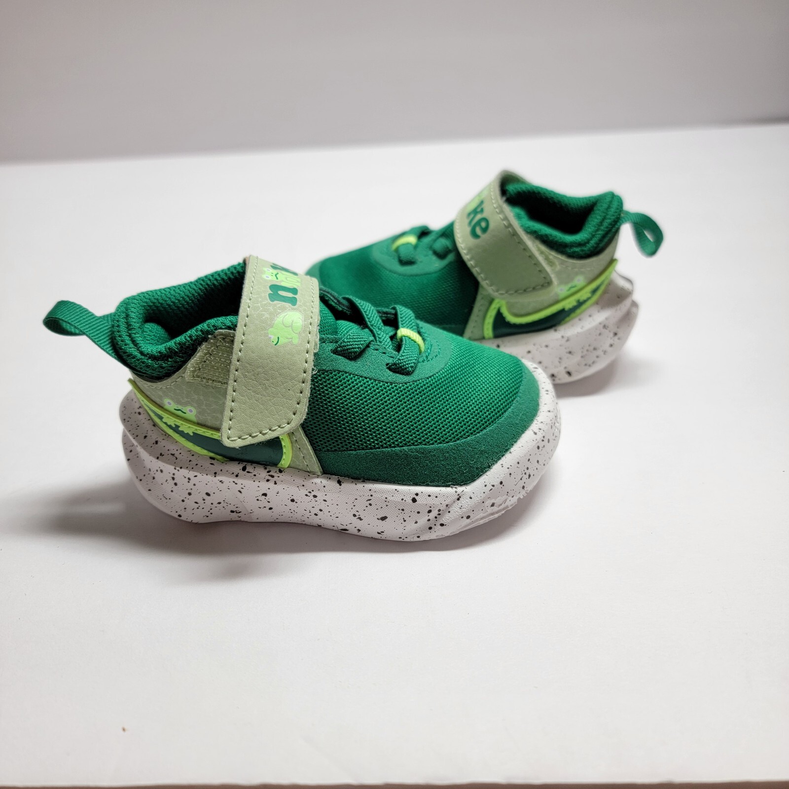 Nike LIL Frog  Green Toddler Shoes Size 4C Low Top DQ0665-300-image