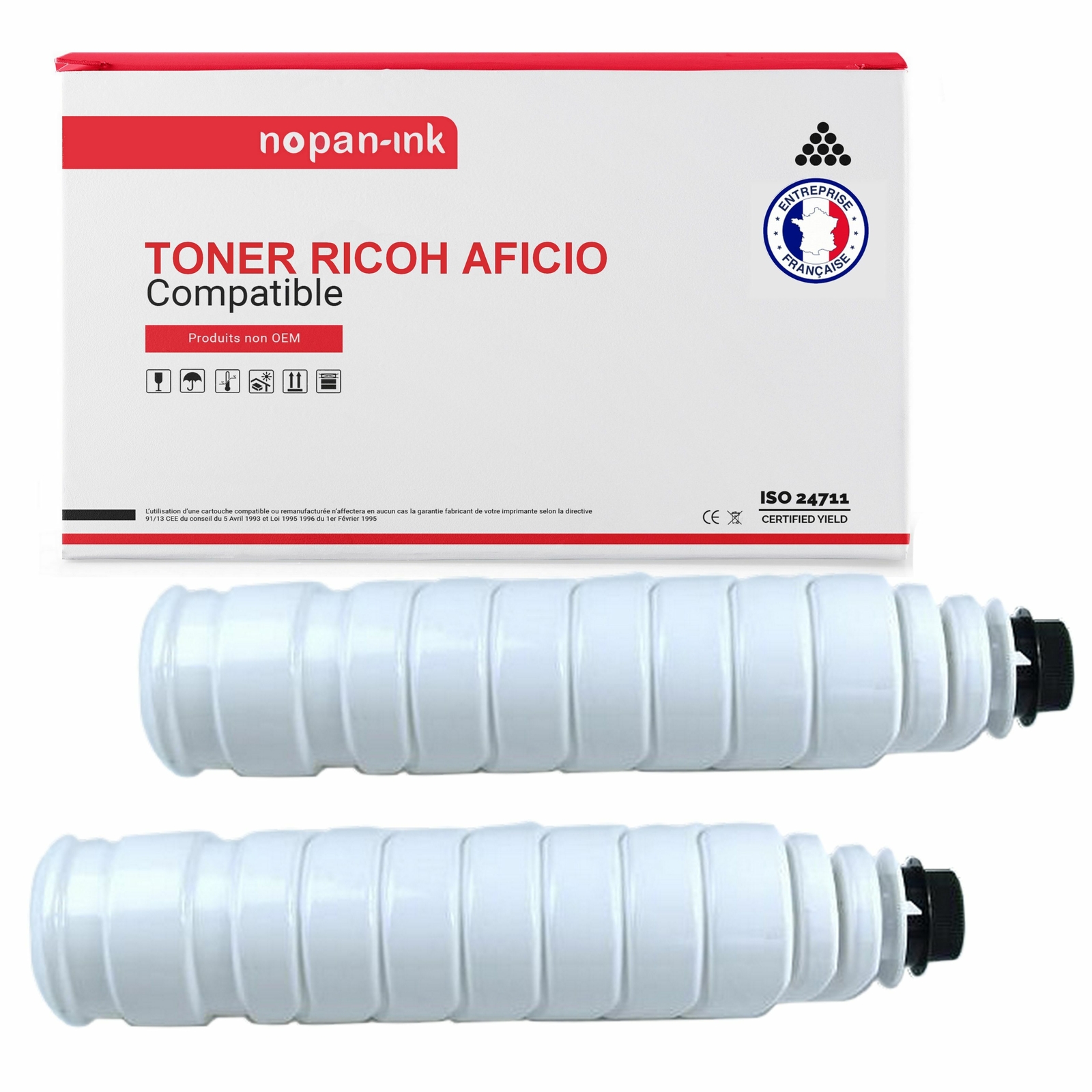 Pack 2 toners 888182 type 3210D noir à haute densité
