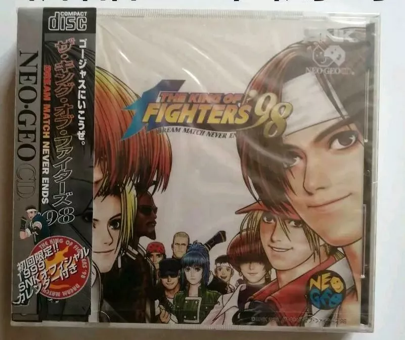 SNK NEO GEO CD THE KING OF FIGHTERS 98 KOF 98 FIRST LIMITED ED. NEW JPN  IMPORT