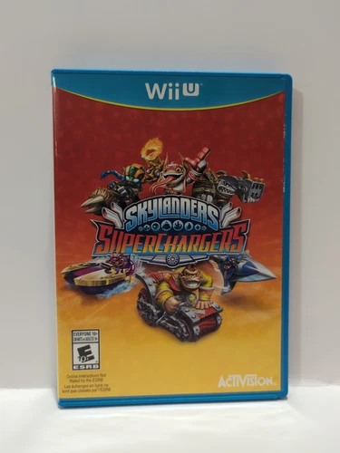 Skylanders SuperChargers (Nintendo Wii U, 2012) Game, insert & Case Tested.