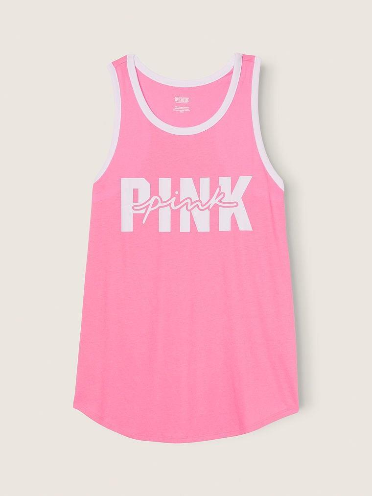 Victoria's Secret PINK Everyday Racerback Tank Top Shirt Victoria's Secret PINK Everyday Racerback Tank Top Shirt