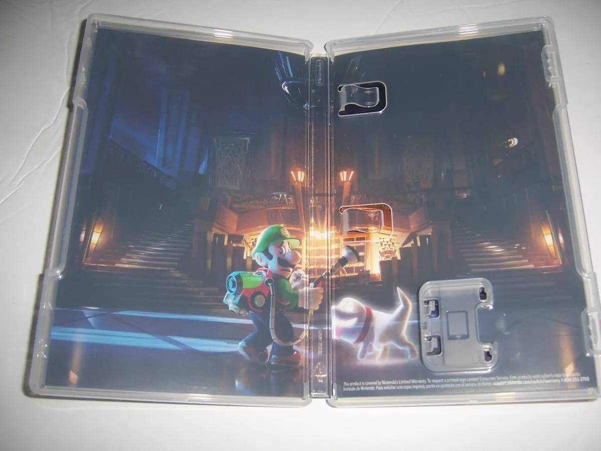 Replacement Case for Luigi's Mansion 3 Nintendo Switch Box