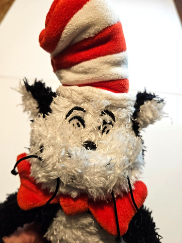 Dr Seuss The Cat In The Hat 2001 Manhatten Toys Plush Toy Stuffed Animal 12 in - Picture 7 of 8