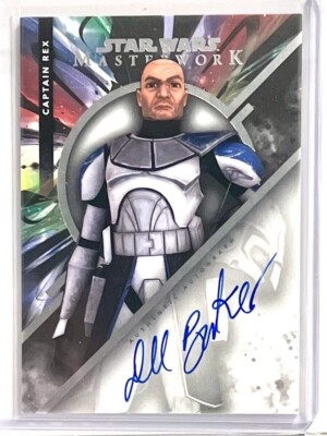キャプテン・レックス / ディー・ブラッドリー・ベーカー サインカード PACK FRESH 2022 Star Wars Masterwork Dee Bradley Baker Auto
