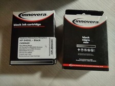 2 Innovera Non-OEM Black Ink Alternative For HP 940XL C4906AN LVR4906ANC