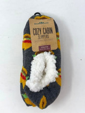 NORTHEAST OUTFITTERS ' COZY CABIN SLIPPERS ' YOUTH 10K-4 ' SNUG FIT - BURGERS '