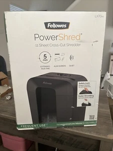 Fellowes LX70-RS Utilisation fréquente Shreder Power déchiquetage 11 Feuille