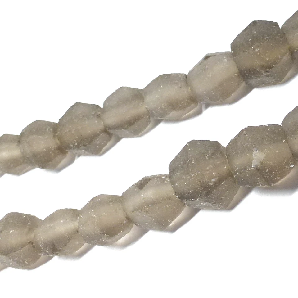 Glasperlen Nuggets Bali Indonesien rauchquarz 10-13 mm Perlen nenad-design N032 - Bild 3 von 4