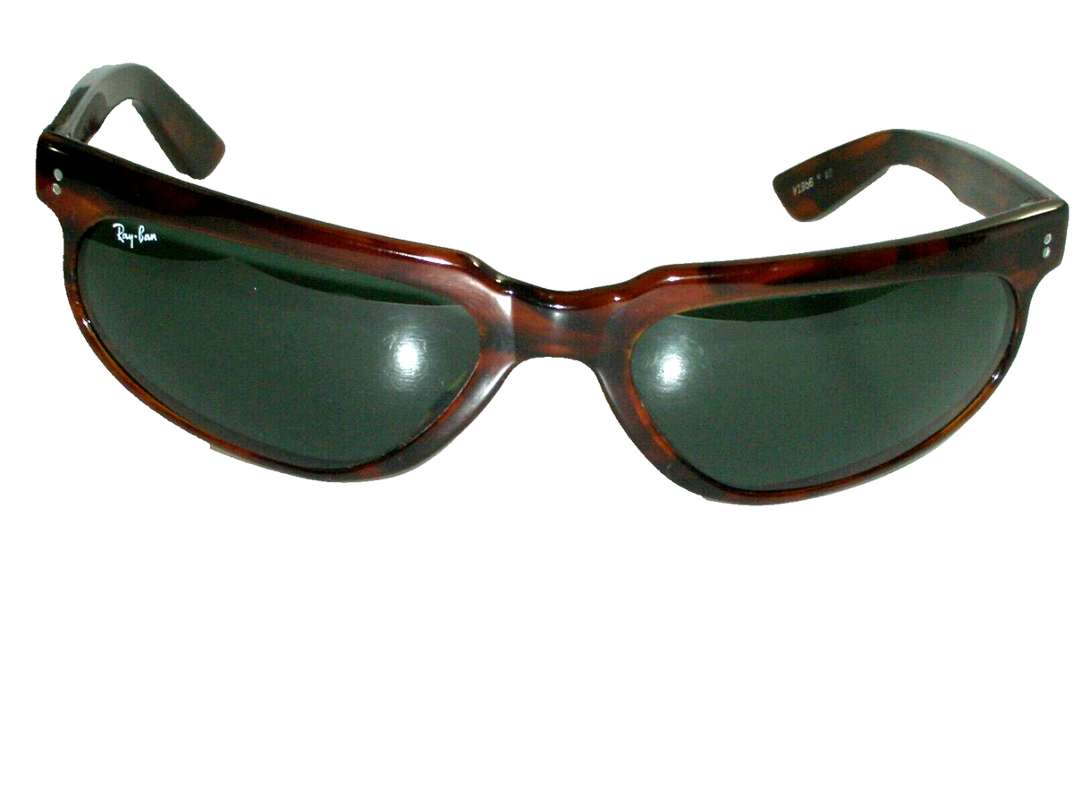 VINTAGE B&L RAY BAN W1956 YNAO SHINY TORTOISE G15 CRYSTAL