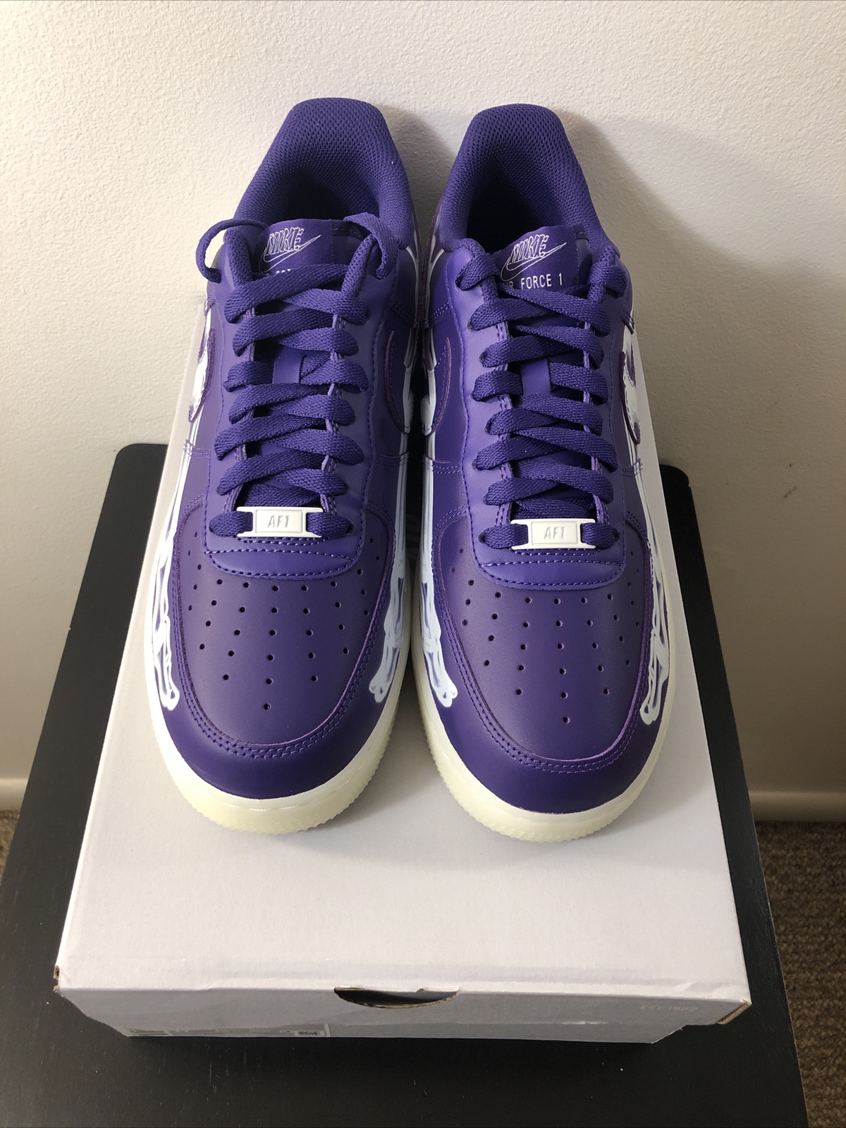 Nike Air Force 1 Low Purple Skeleton CU8067-500