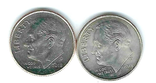 2018-P + D Uncirculated Roosevelt Dimes Both Business Types!