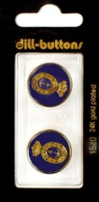 Dill Buttons ~ (1520) - 3/4" - 2 ct