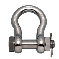 STAINLESS BOLT ANCHOR SHACKLE FS 7/8" 316-NM USA