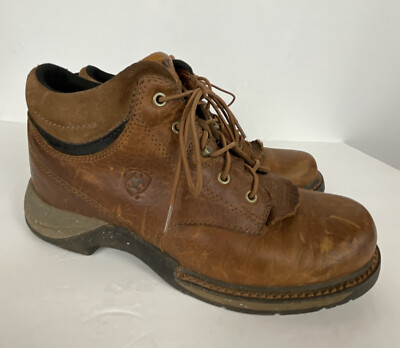 Ariat Terrain Hiking Boots ATS Distressed Brown Leather Men's Size 10 B