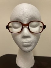 Vintage 1960s Brown Military ROMCO 4 1/4- 5 1/2 Eyeglasses 46-22