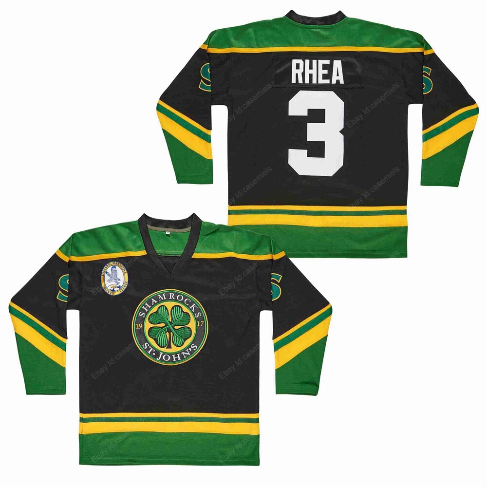 Custom Ross The Boss Rhea GOON Movie St Johns Shamrocks Ice Hockey