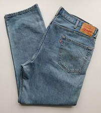 Levi's 550 Relaxed Fit Mens Blue Cotton Denim Jeans Sz 40 x 32"