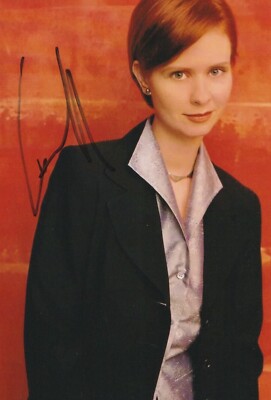 Cynthia Nixon Signed Sex And The City 6x4 Inch Photo And Just Like That