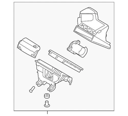 Genuine Kia Air Cleaner Assembly 28110-D4900