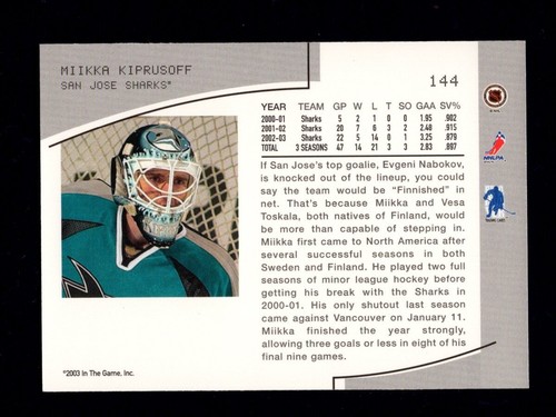 2003-04 Be A Player Memorabilia Base Hockey Cards You Pick From The List - Picture 59 of 75