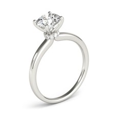 2.00 Carat Forever One Moissanite Solitaire Ring 14k Gold Charles & Colvard
