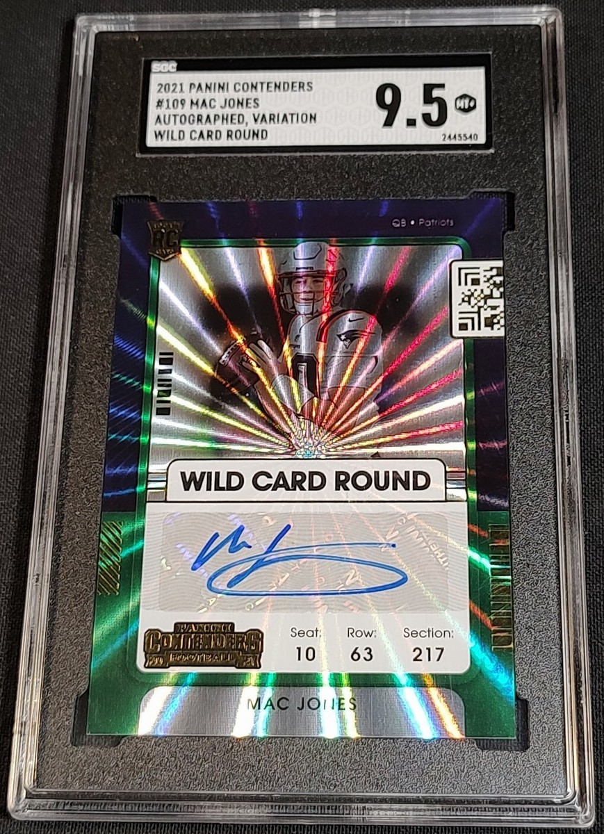 SGC 9.5 1/1 RC AUTO MAC JONES 