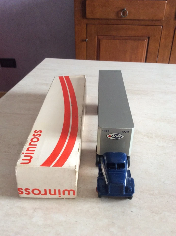 Rarissimo camion a rimorchio Acme Printing Winross 1973 in box 1:64 made in Usa - Immagine 2 di 4