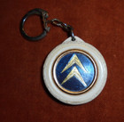 Porte-clés CITROEN Aux 2 chevrons OR Garage GENIN 55 BAR-LE-DUC in Pneu blanc