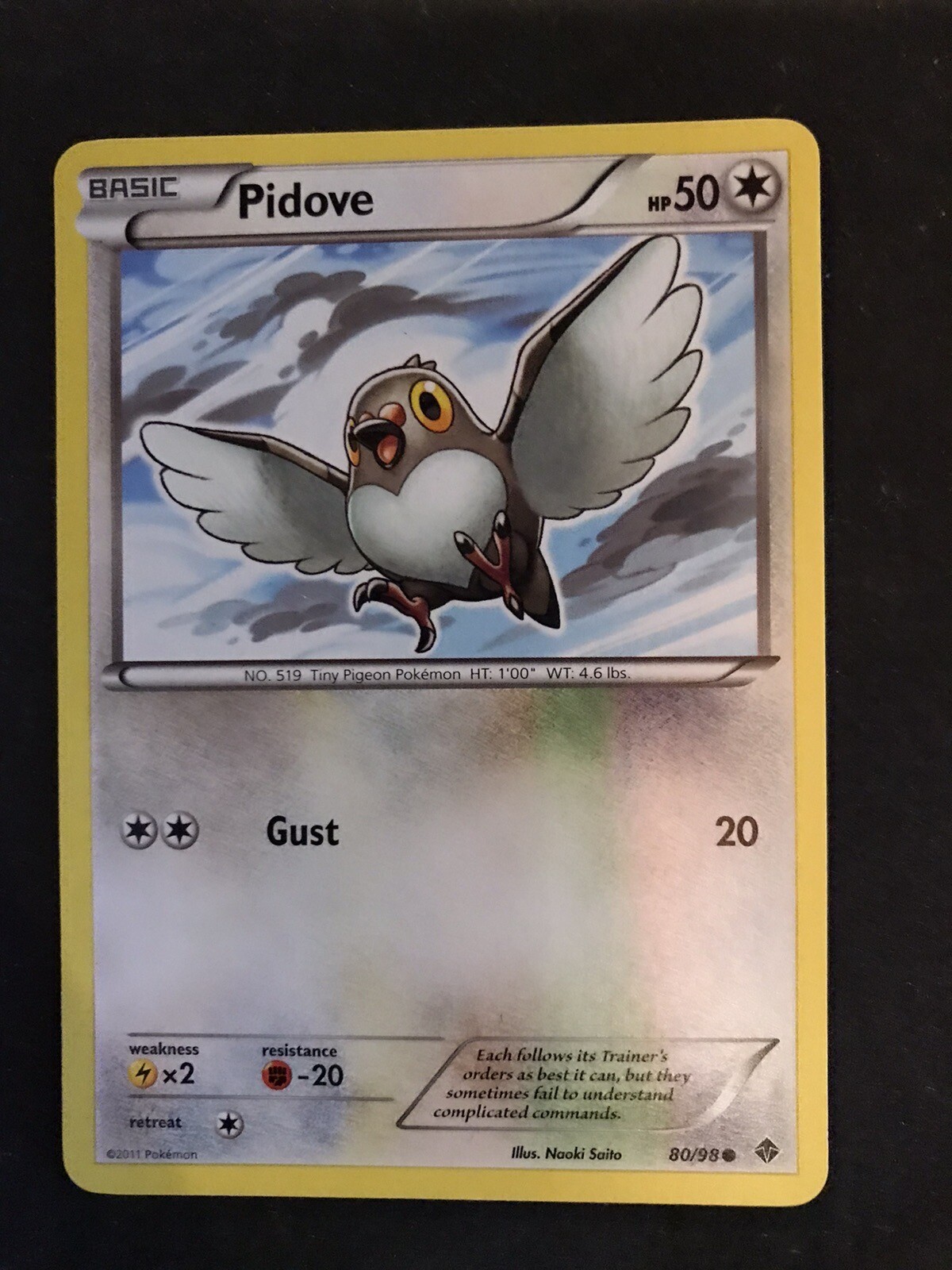 Pidove 80/98 - Emerging Powers - Common - Pokemon Card TCG