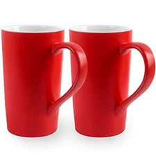 20 OZ Large Coffee Mugs Smooth Ceramic Couple Cup for Office and Home Men Dad...