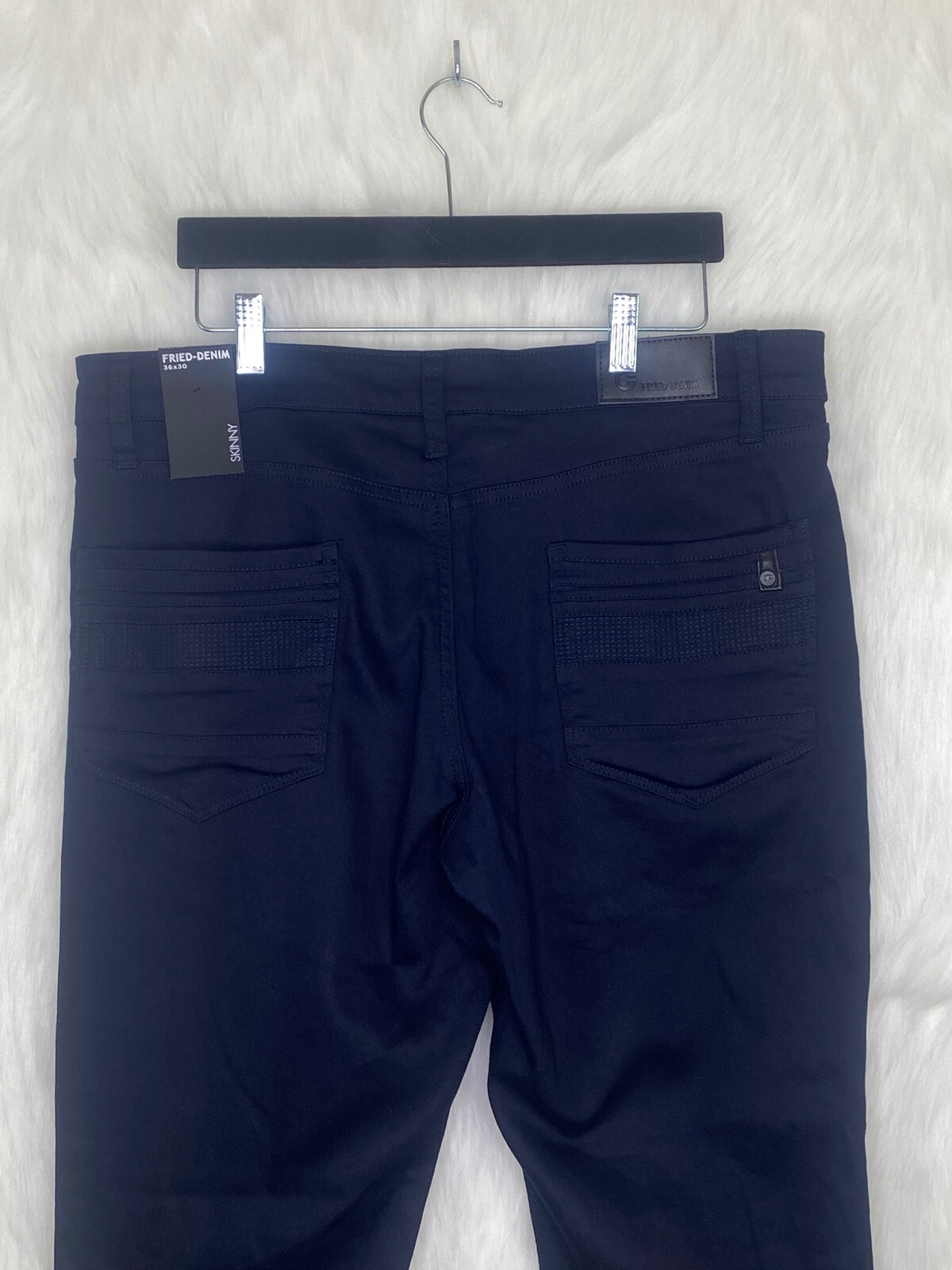 fried denim skinny jeans