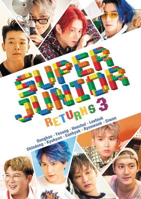 Super Junior Returns 3 (Bonus: L Size Bromide Set (4 Discs)) [Dvd 