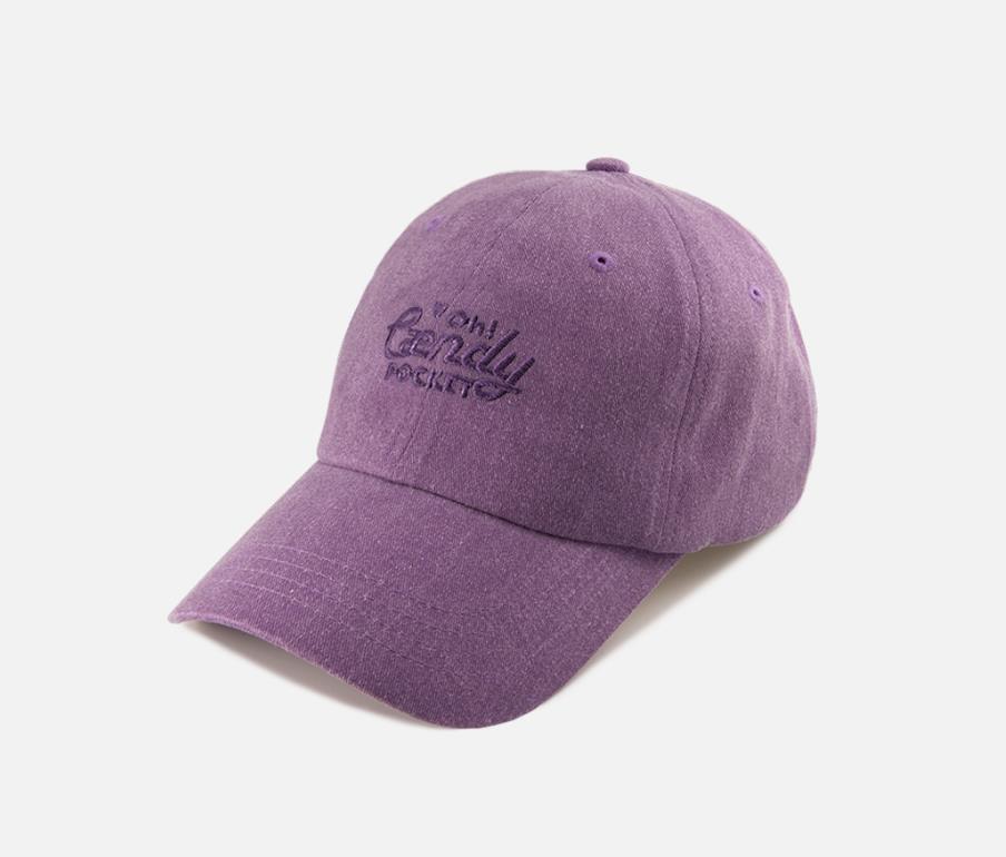 aespa Oh! Caendy Pocket Part.1 OFFICIAL MD GOODS VIOLET BALL CAP +