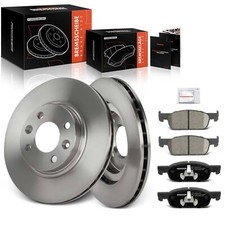 Vented Brake Discs & Brake Pads 258mm Front for Dacia Logan Sandero Renault New
