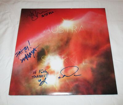 AUSTRA SIGNED SPARKLE VINYL RECORD
