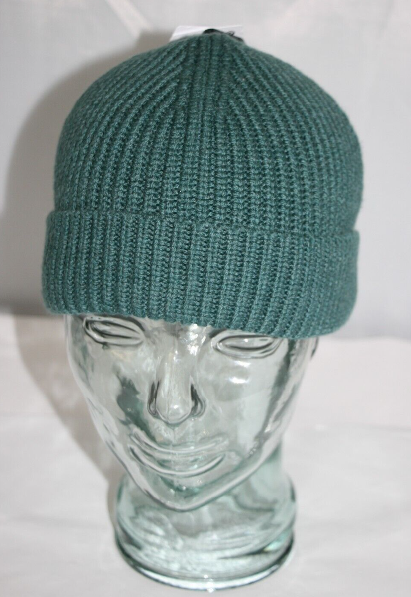 NEW WITH TAGS LULULEMON CLOSE FIT WOOL BLEND RIBBED BEANIE PELICAN GREEN HAT New Lululemon Close Fit Wool Blend Ribbed Knit Beanie STEH  main image 2